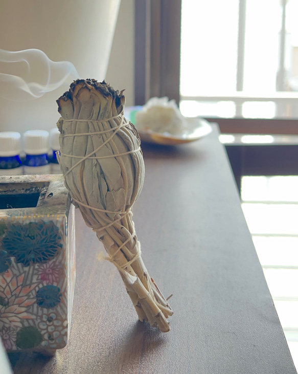 ホワイトセージバンドル　浄化に。 1枚目の画像