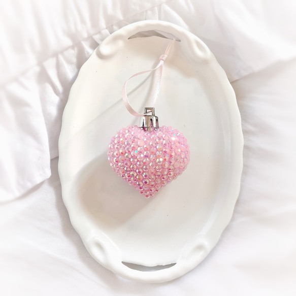 ハート型キラキラデコボール♡オーナメント♡ その他インテリア雑貨  