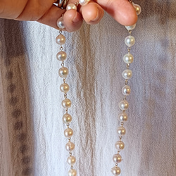 あこや真珠 8㎜ ネックレス （艶照り強め） 7枚目の画像