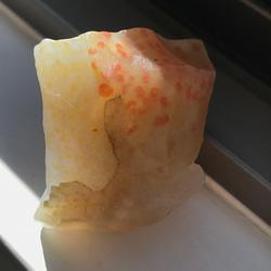 ゴビ石−1019 ゴビ瑪瑙　原石　水玉模様＆金粉 11枚目の画像