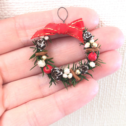ミニチュアクリスマスリース✩.*˚littlepear リース little pear 通販