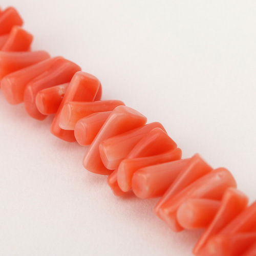 天然珊瑚ネックレス＆ブレスレットセット 虫食い珊瑚 K14 東急購入