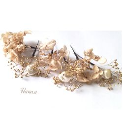 ヘッドドレス♡オーダーページ　プリザーブドフラワー/ドライフラワー/髪飾り/花 ドライフラワー プリザーブドフラワー ヘッドドレス ヘッドパーツ 結婚