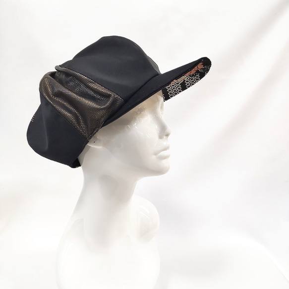 Kimono Remake Casquette：Karajishi Botan 皮革 / 2 個工作日內發貨 / 國內免運費 / 第7張的照片