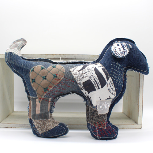 [レア] ミナペルホネン　ぬいぐるみ　クッション　犬 mina perhonen 010 わんこクッション minaperhonen ミナペルホネン ぬいぐるみ