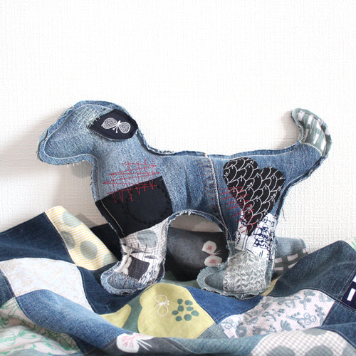 010 わんこクッション minaperhonen ミナペルホネン ぬいぐるみ