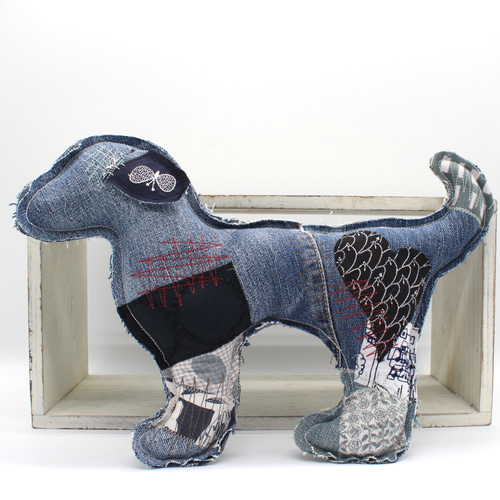 010 わんこクッション minaperhonen ミナペルホネン ぬいぐるみ