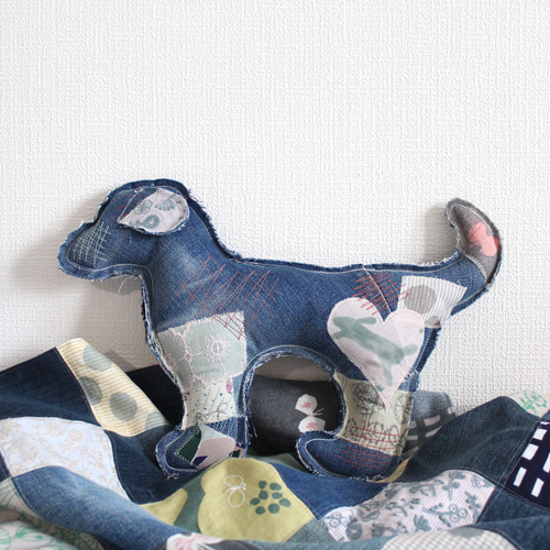 005 わんこクッション minaperhonen ミナペルホネン ぬいぐるみ