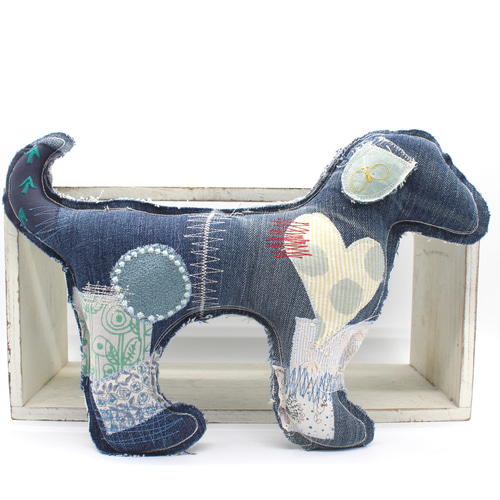 [レア] ミナペルホネン　ぬいぐるみ　クッション　犬 mina perhonen 004 わんこクッション minaperhonen ミナペルホネン ぬいぐるみ