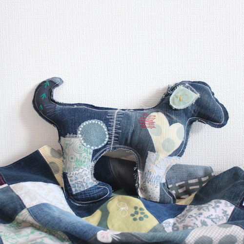 004 わんこクッション minaperhonen ミナペルホネン ぬいぐるみ