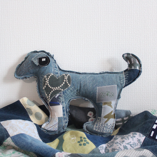 004 わんこクッション minaperhonen ミナペルホネン ぬいぐるみ