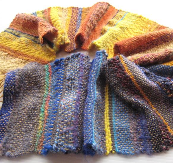 毛糸の手織りマフラー217 9枚目の画像