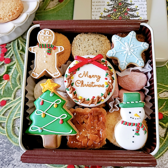 豪華なX'masクッキー缶【creema限定クリスマス2023】 3枚目の画像