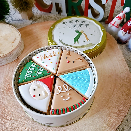 creema限定クリスマス2025】X'masクッキー缶(A) クッキー CAN