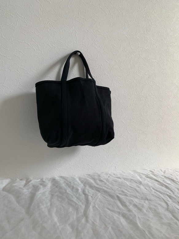 色が選べる　洗えるキャンバス　帆布　おでかけTOTE  (S) 内ポケット　即納 2枚目の画像