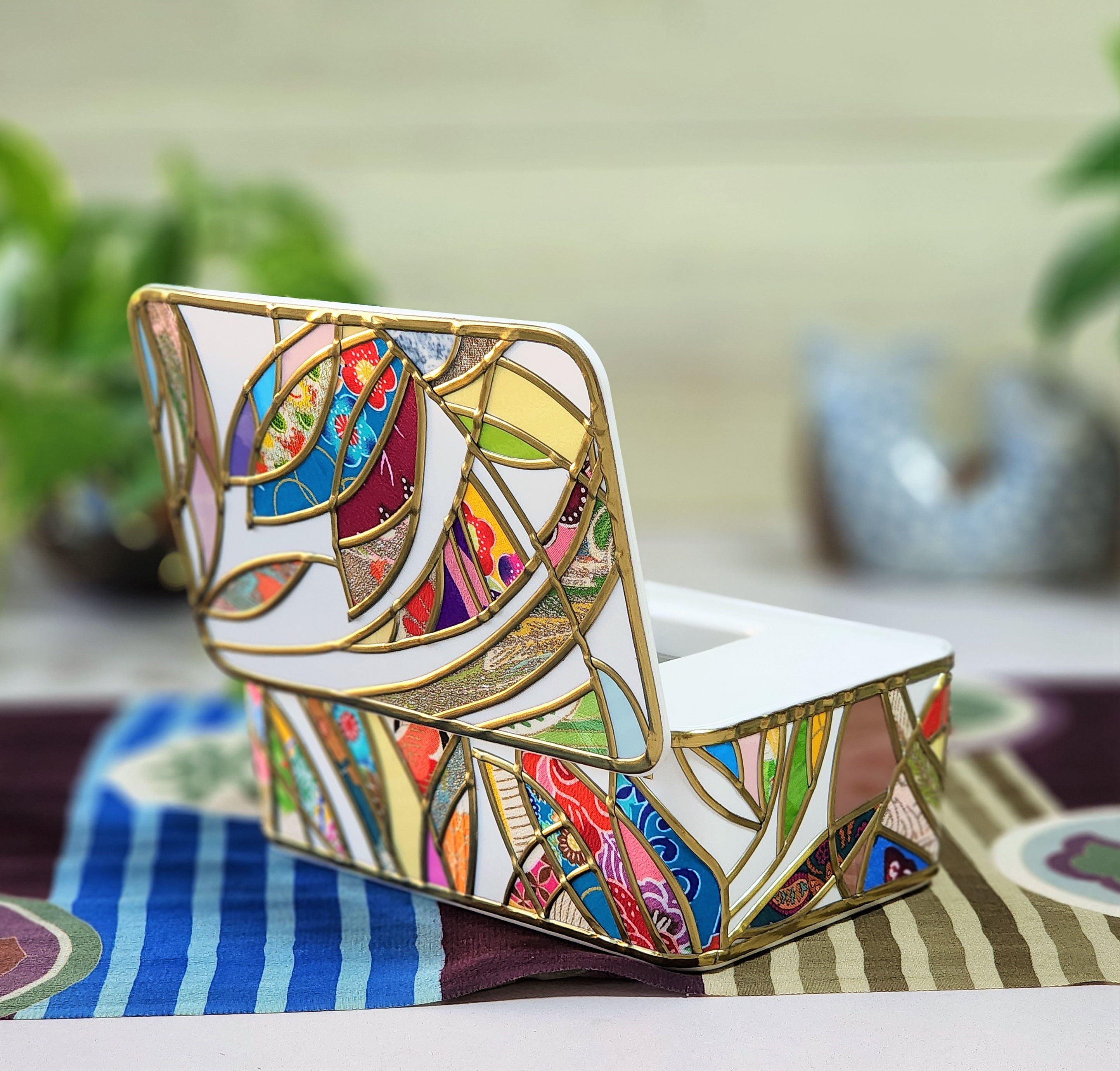 和モダン『てまりの調べⅡ』ウェット／除菌シートケース