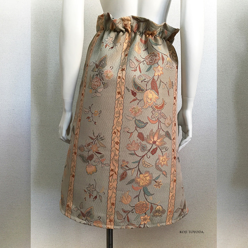 1点もの・デザイン画付き】ゴブラン織りハイウエストマーメイド  