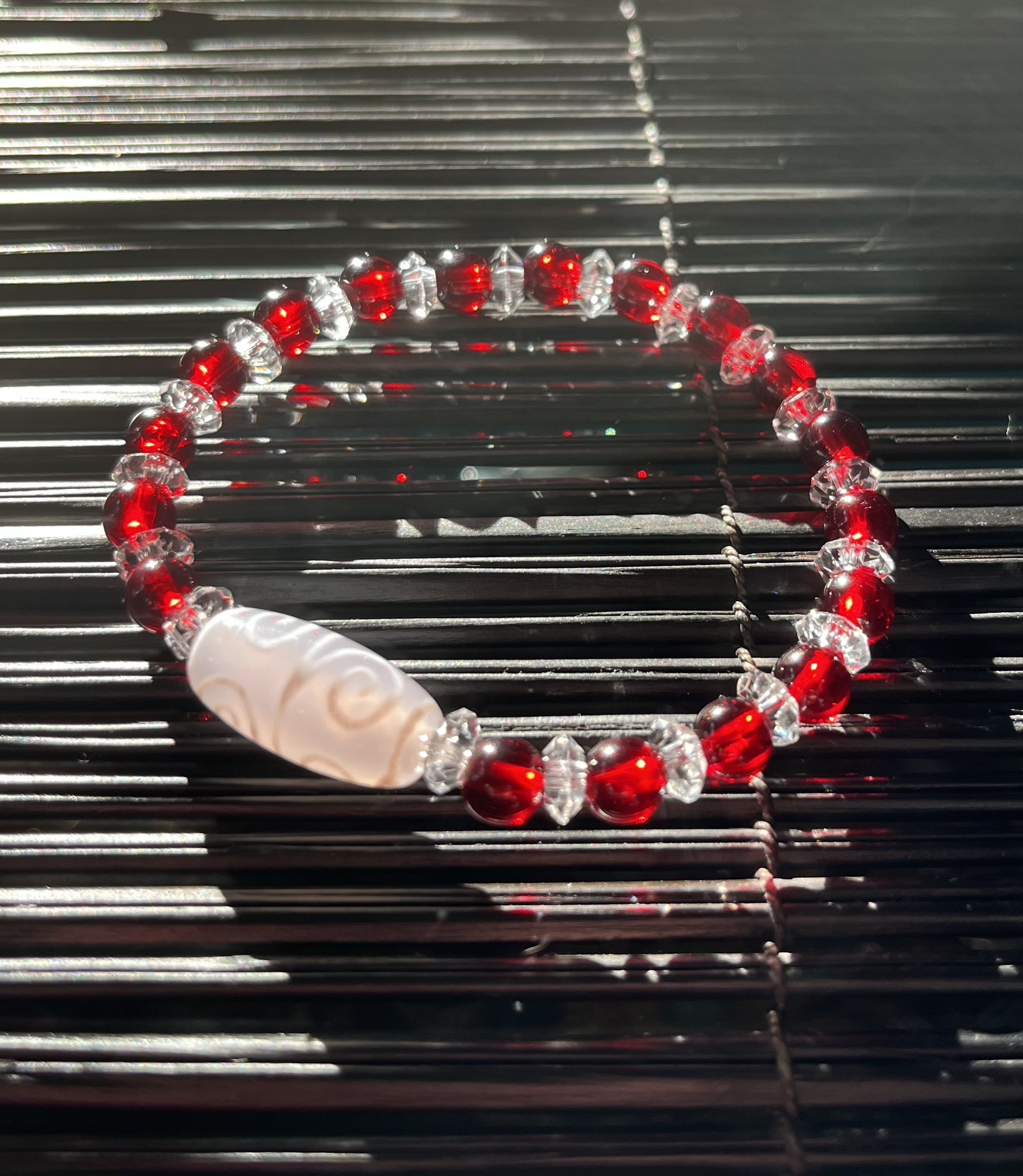 開光　白毫天珠