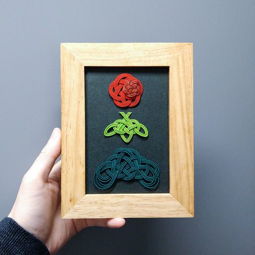 水引アートフレーム】松竹梅 その他雑貨 水引Labo千代乃 通販 15036885