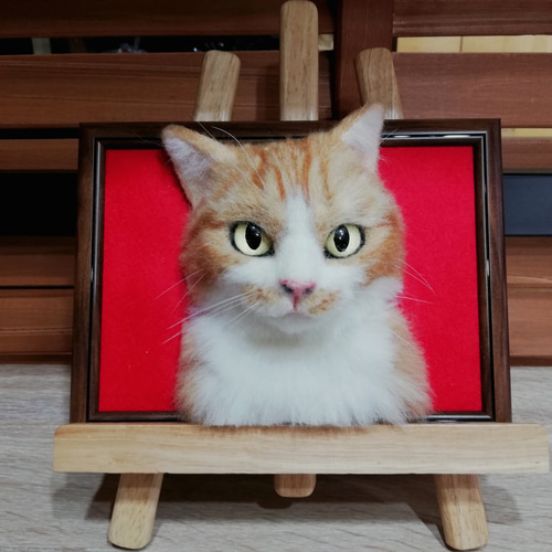 愛猫オーダー 猫 猫オーダー 羊毛フェルト 羊毛フェルト猫