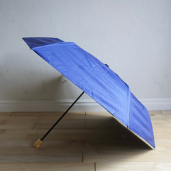 防紫外線折疊傘印度紗麗絲帶防紫外線 99.9% 防紫外線遮陽傘雨傘竹柄折疊傘 第15張的照片