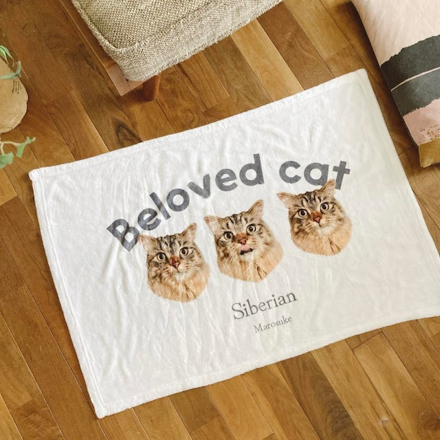 ふわもちうちの子ブランケット　プレゼントにも！