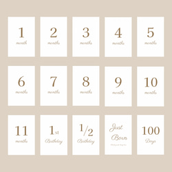 Simple ꙳ 選べるカラー 月齢カード ♡ 15枚 set 7枚目の画像