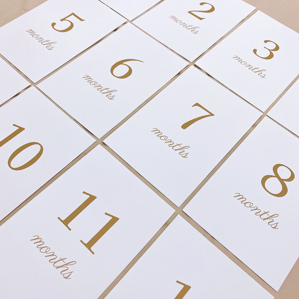 Simple ꙳ 選べるカラー 月齢カード ♡ 15枚 set 5枚目の画像