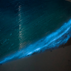 youtatsu様専用　アートパネル エメラルドグリーン&ブルーの海天国に一番近い島 小魚と光るビーチ120×60 7枚目の画像