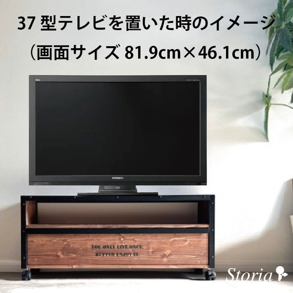 アイアンウッドのテレビボード ブルックリンスタイル 男前 テレビ台 ローテーブル ストーリア Storia 6枚目の画像