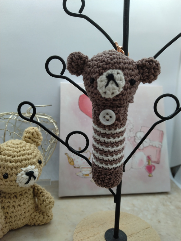 送料無料】くまちゃん リップケース バックチャーム その他ケース とも