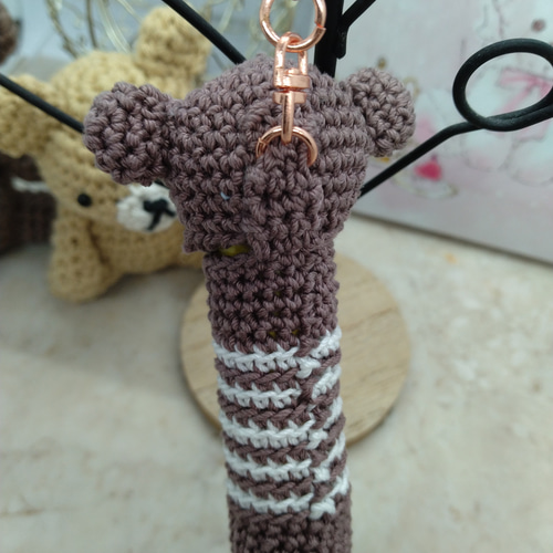 送料無料】くまちゃん リップケース バックチャーム その他ケース とも