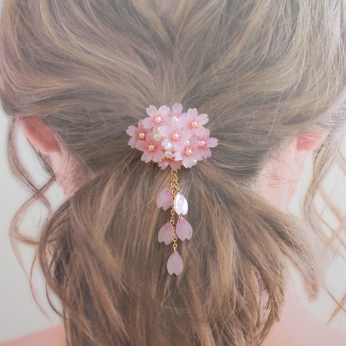 桜のポニーフック ポニーフック・ヘアカフス あんじゅのおうち 通販