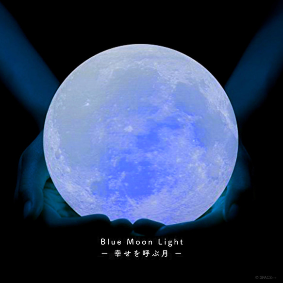 New!】Blue Moon Light - 幸せを呼ぶ月 -｜月ライト(大)【数量限定 