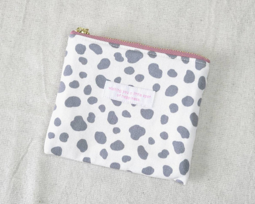 ✳︎ハンドメイド✳︎ポーチ付きティッシュケースダルメシアン柄カード