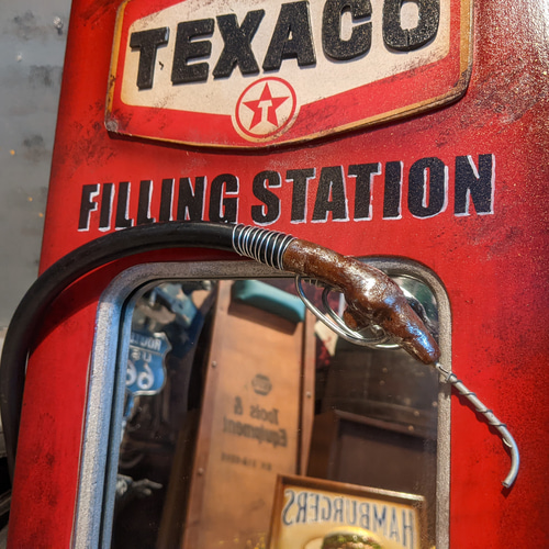 アメリカンヴィンテージ ウォールデコレーションミラー/ TEXACO アメリカン ウォールデコレーションミラー テキサコ