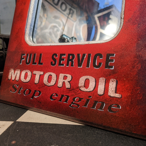 アメリカンヴィンテージ ウォールデコレーションミラー/ TEXACO アメリカン ウォールデコレーションミラー テキサコ