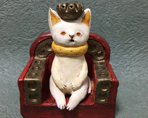 子猫の王女樣 立体・オブジェ 和田直人 通販 15038338｜Creema