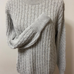 手編みセーター 3枚目の画像