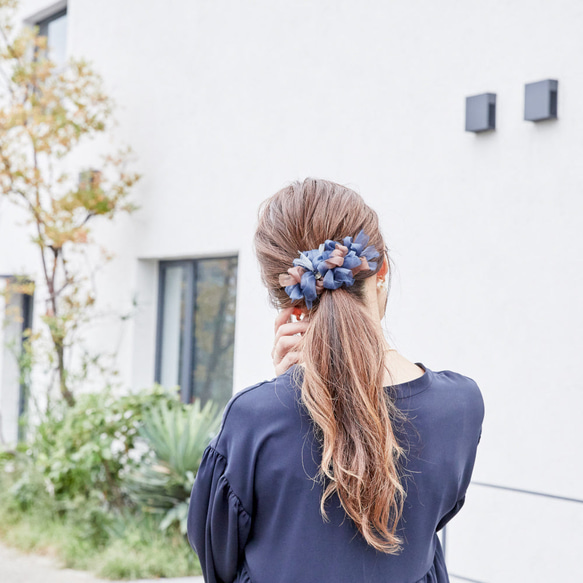 Azzurro | 彩色編織髮夾/髮夾 第7張的照片