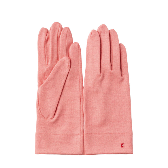 包郵【100%羊毛手套】130珊瑚粉 網店限定色/讓你的雙手看起來更漂亮的手套 第3張的照片