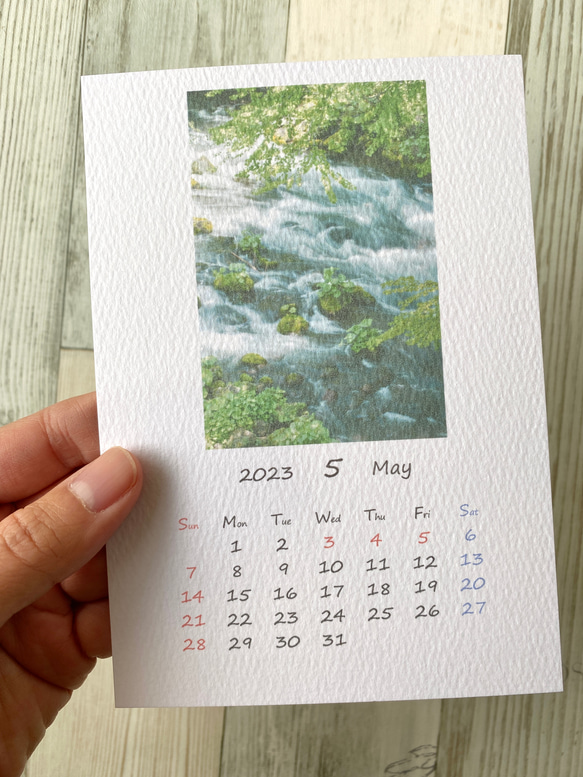 2023 カレンダー ☆ たびめくり〜四季彩のたび〜 5枚目の画像