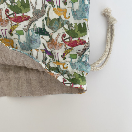 巾着S☆リバティ K.キューフォーザズー（Queue for よろしけれ the Zoo） 