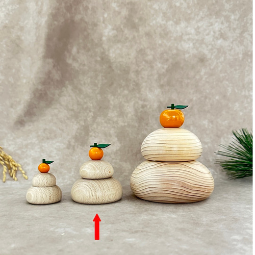 鏡餅 木製 かがみもち 無垢材 門松 お正月 その他インテリア雑貨 PAPU