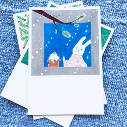 うさぎポストカード【全種類 ５枚セット】 1枚目の画像