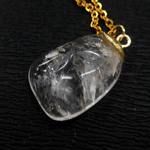 天然石 水晶ネックレス(ペンダント) 230908160 ネックレス・ペンダント  