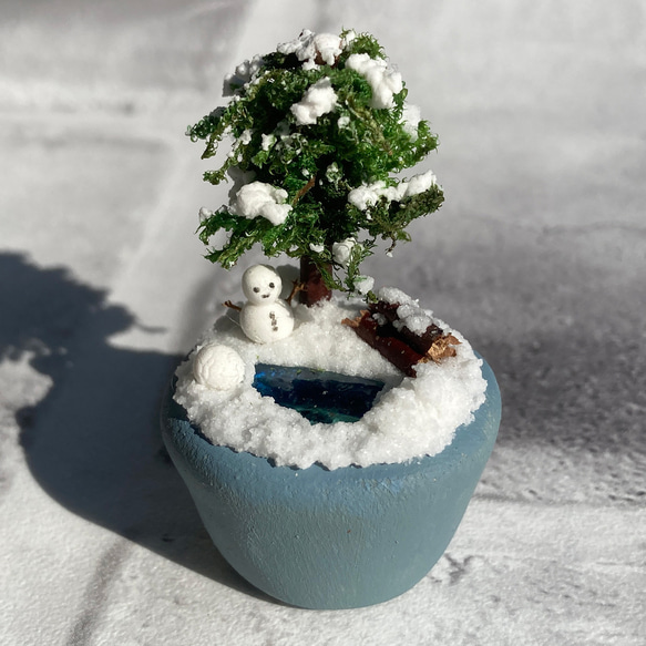 未使用 雪だるま ガラス ペンダントトップ 1点物 フラワー スノーマン 未使用 雪だるま ガラス ペンダントトップ 1点物 フラワー