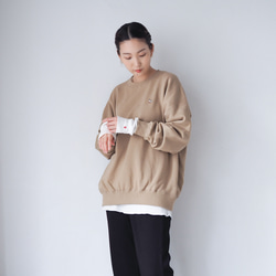 オーバーサイズスウェット Duck サンドベージュ ロングシーズン オーバーサイズスウェット Duck サンドベージュ ロングシーズン