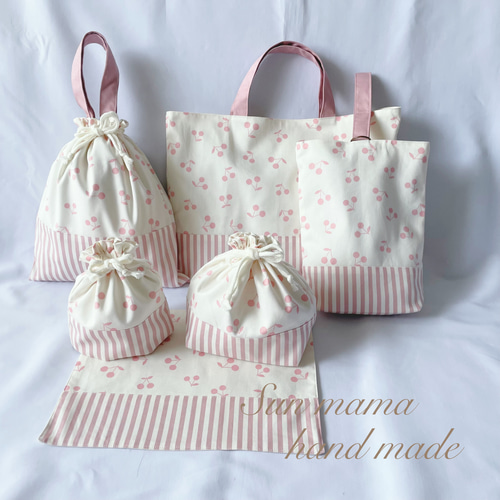 送料無料 入園6点セット 入学セット 入園セット お花 かわいい 女の子