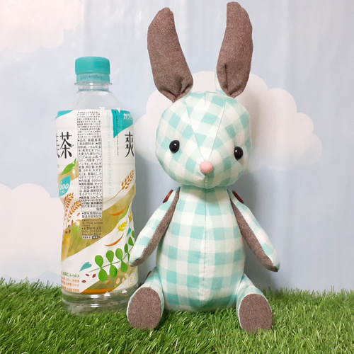 激レア】汎用うさぎ チョコミントカラー ぬいぐるみストラップ 激レア